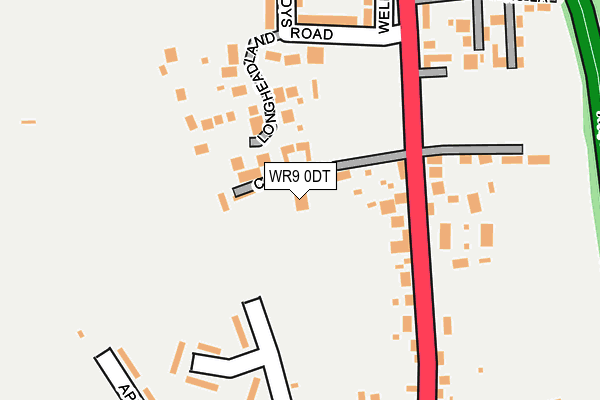 Map of WARRIOR CLOTHING COMPANY LTD at local scale
