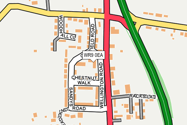 WR9 0EA map - OS OpenMap – Local (Ordnance Survey)