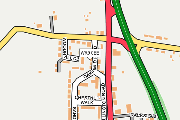 WR9 0EE map - OS OpenMap – Local (Ordnance Survey)