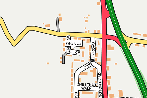 WR9 0EG map - OS OpenMap – Local (Ordnance Survey)
