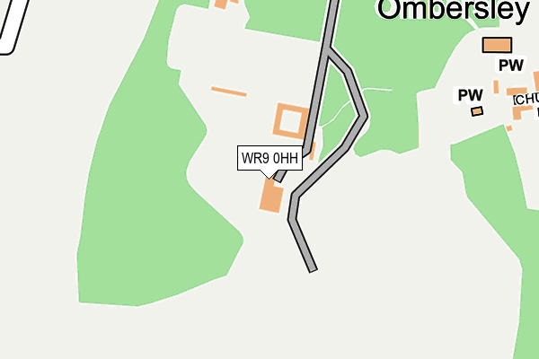 WR9 0HH map - OS OpenMap – Local (Ordnance Survey)
