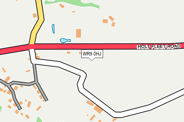 WR9 0HJ map - OS OpenMap – Local (Ordnance Survey)