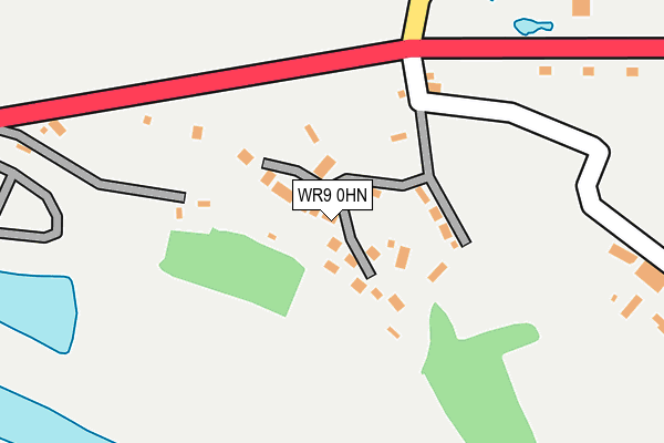 WR9 0HN map - OS OpenMap – Local (Ordnance Survey)