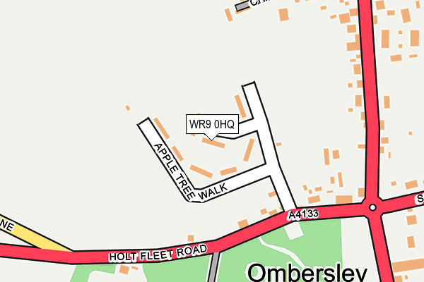 WR9 0HQ map - OS OpenMap – Local (Ordnance Survey)