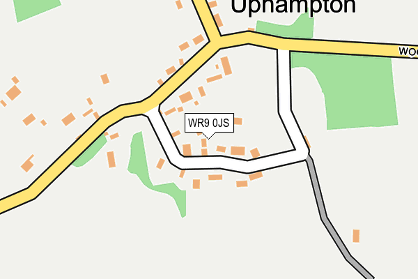 WR9 0JS map - OS OpenMap – Local (Ordnance Survey)