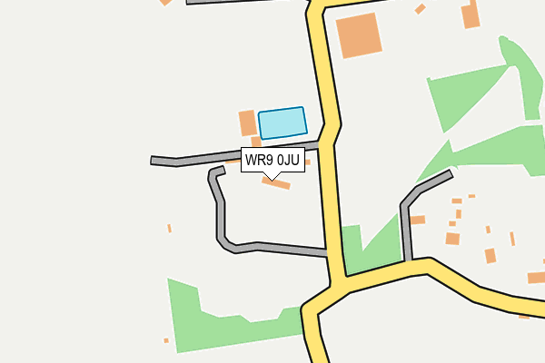 WR9 0JU map - OS OpenMap – Local (Ordnance Survey)