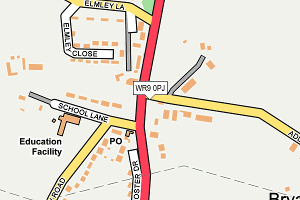 WR9 0PJ map - OS OpenMap – Local (Ordnance Survey)