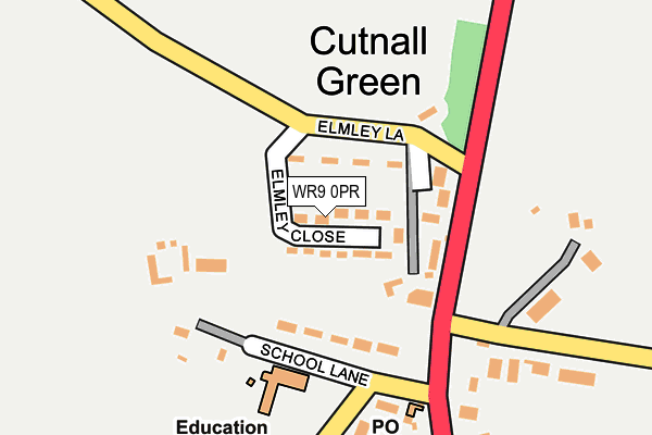 WR9 0PR map - OS OpenMap – Local (Ordnance Survey)