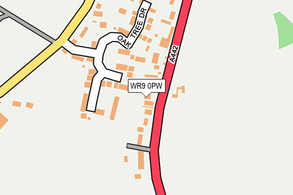 WR9 0PW map - OS OpenMap – Local (Ordnance Survey)