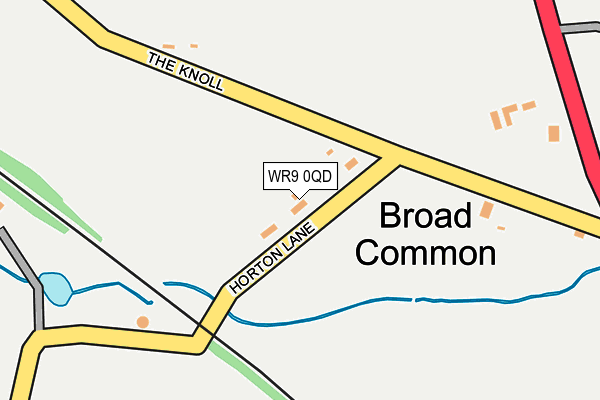 WR9 0QD map - OS OpenMap – Local (Ordnance Survey)