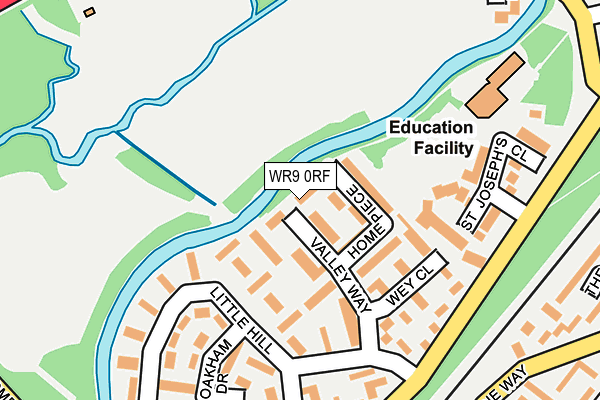 WR9 0RF map - OS OpenMap – Local (Ordnance Survey)