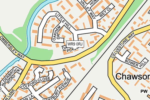 WR9 0RJ map - OS OpenMap – Local (Ordnance Survey)