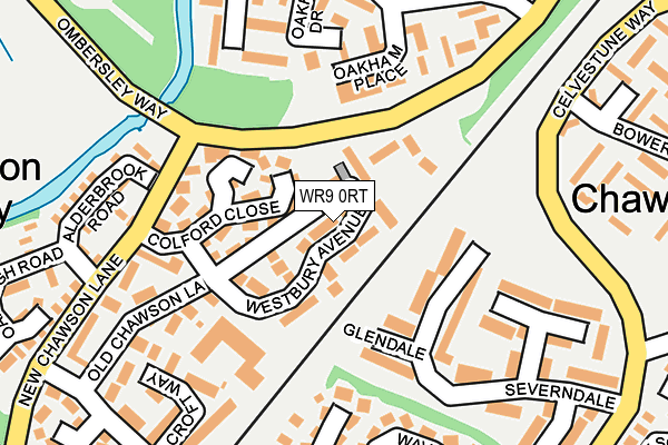 WR9 0RT map - OS OpenMap – Local (Ordnance Survey)