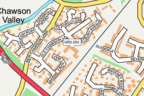 WR9 0RX map - OS OpenMap – Local (Ordnance Survey)