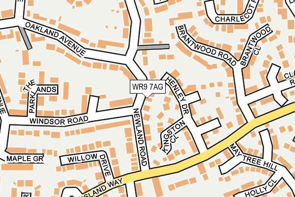 WR9 7AG map - OS OpenMap – Local (Ordnance Survey)