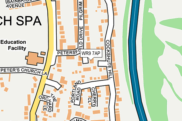 WR9 7AP map - OS OpenMap – Local (Ordnance Survey)
