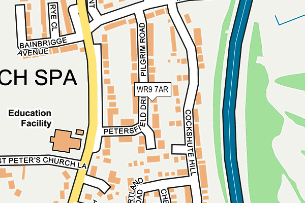 WR9 7AR map - OS OpenMap – Local (Ordnance Survey)