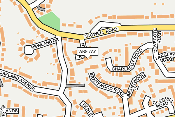 WR9 7AY map - OS OpenMap – Local (Ordnance Survey)
