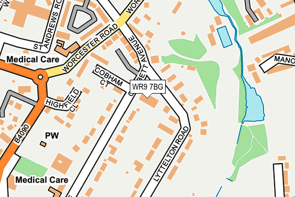WR9 7BG map - OS OpenMap – Local (Ordnance Survey)
