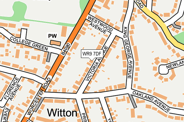 WR9 7DF map - OS OpenMap – Local (Ordnance Survey)
