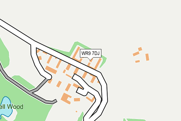 WR9 7DJ map - OS OpenMap – Local (Ordnance Survey)
