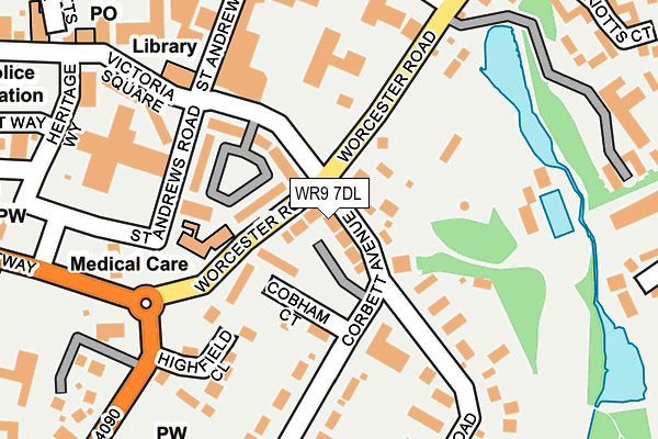 WR9 7DL map - OS OpenMap – Local (Ordnance Survey)