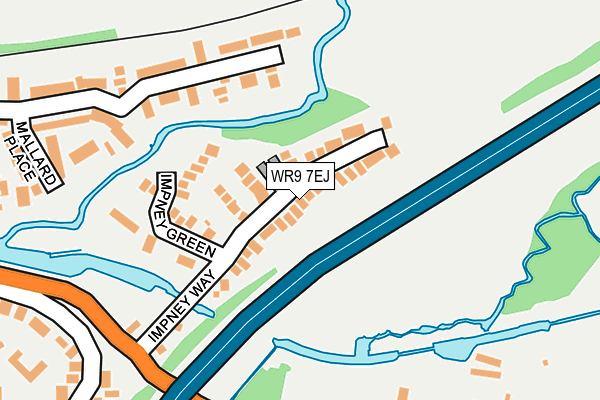 WR9 7EJ map - OS OpenMap – Local (Ordnance Survey)