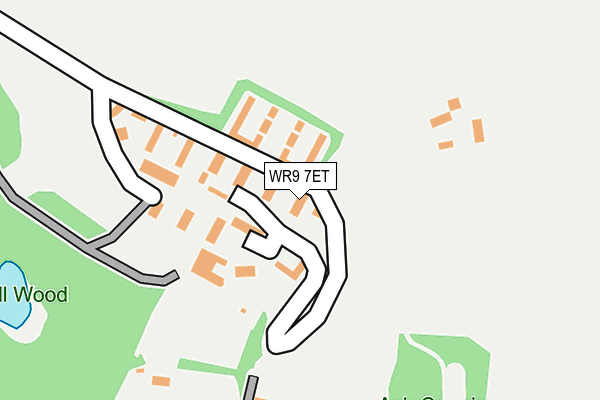 WR9 7ET map - OS OpenMap – Local (Ordnance Survey)