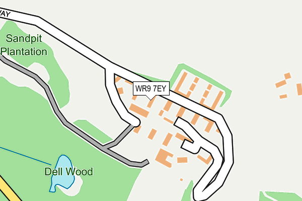 WR9 7EY map - OS OpenMap – Local (Ordnance Survey)
