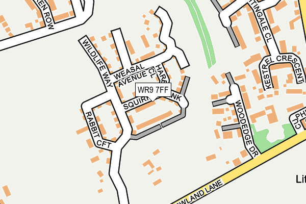 WR9 7FF map - OS OpenMap – Local (Ordnance Survey)