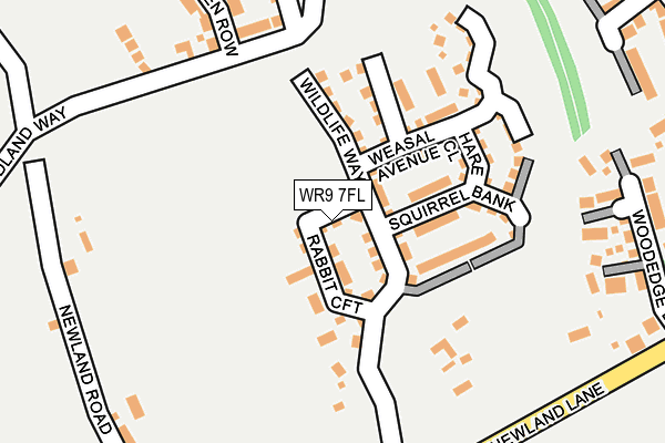 WR9 7FL map - OS OpenMap – Local (Ordnance Survey)