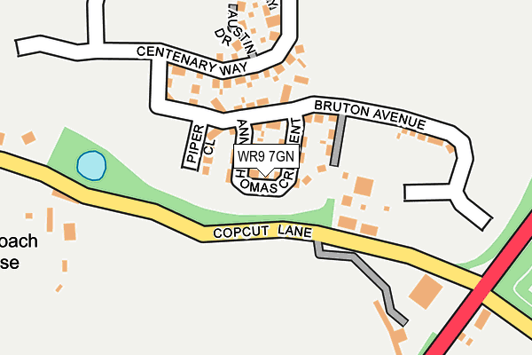 WR9 7GN map - OS OpenMap – Local (Ordnance Survey)