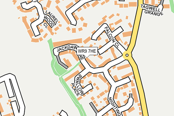 WR9 7HE map - OS OpenMap – Local (Ordnance Survey)