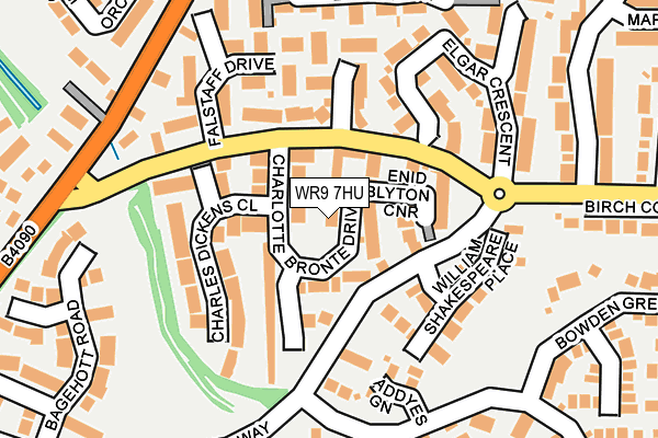 WR9 7HU map - OS OpenMap – Local (Ordnance Survey)