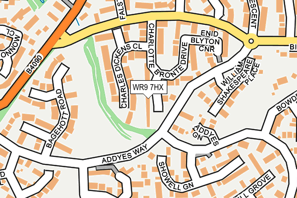WR9 7HX map - OS OpenMap – Local (Ordnance Survey)