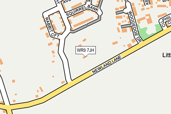 WR9 7JH map - OS OpenMap – Local (Ordnance Survey)