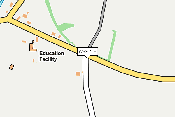 WR9 7LE map - OS OpenMap – Local (Ordnance Survey)