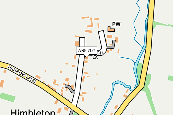 WR9 7LG map - OS OpenMap – Local (Ordnance Survey)