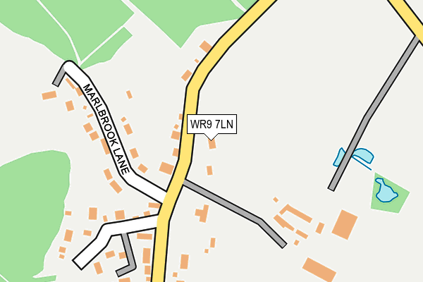 WR9 7LN map - OS OpenMap – Local (Ordnance Survey)