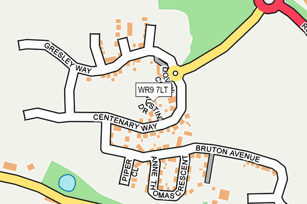 WR9 7LT map - OS OpenMap – Local (Ordnance Survey)