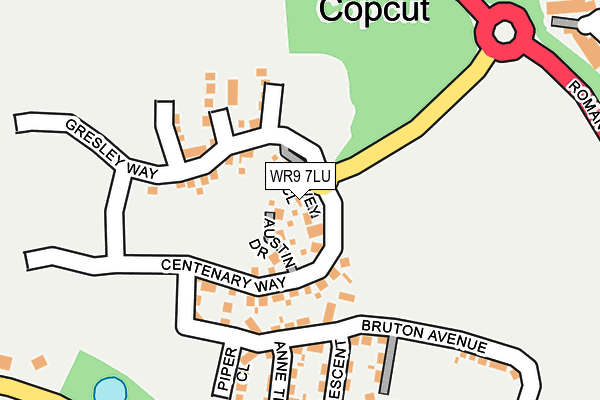 WR9 7LU map - OS OpenMap – Local (Ordnance Survey)