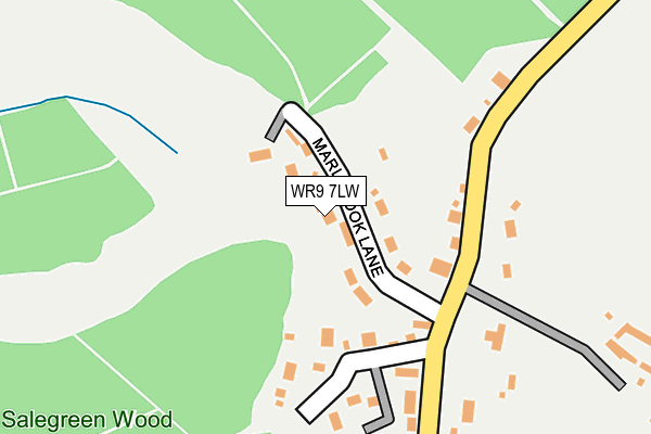 WR9 7LW map - OS OpenMap – Local (Ordnance Survey)
