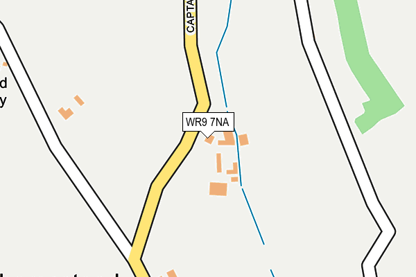 WR9 7NA map - OS OpenMap – Local (Ordnance Survey)