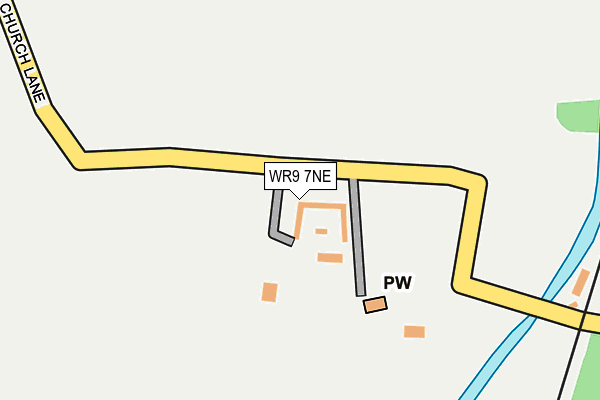 WR9 7NE map - OS OpenMap – Local (Ordnance Survey)