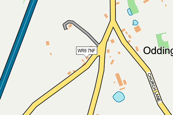 WR9 7NF map - OS OpenMap – Local (Ordnance Survey)