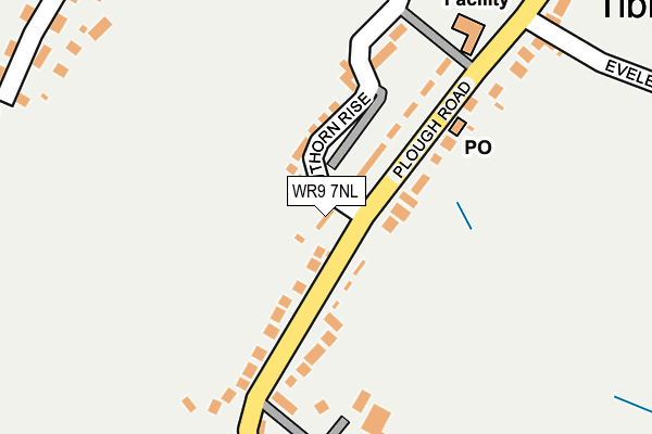 WR9 7NL map - OS OpenMap – Local (Ordnance Survey)