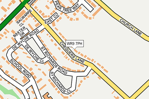 WR9 7PH map - OS OpenMap – Local (Ordnance Survey)