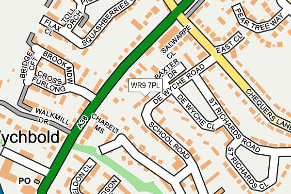 WR9 7PL map - OS OpenMap – Local (Ordnance Survey)