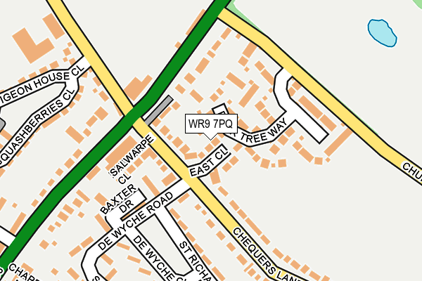 WR9 7PQ map - OS OpenMap – Local (Ordnance Survey)
