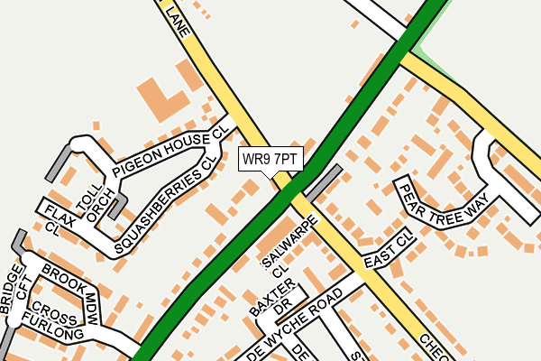 WR9 7PT map - OS OpenMap – Local (Ordnance Survey)